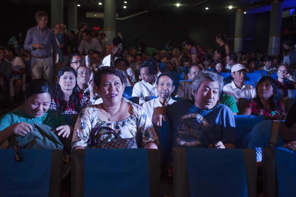 A screening at the Human Rights Human Dignity International Film Festival