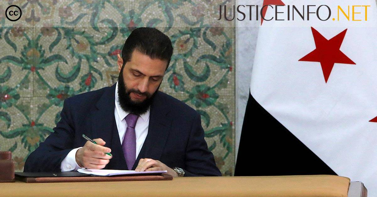 Syrian transition on brink between justice and a legal void