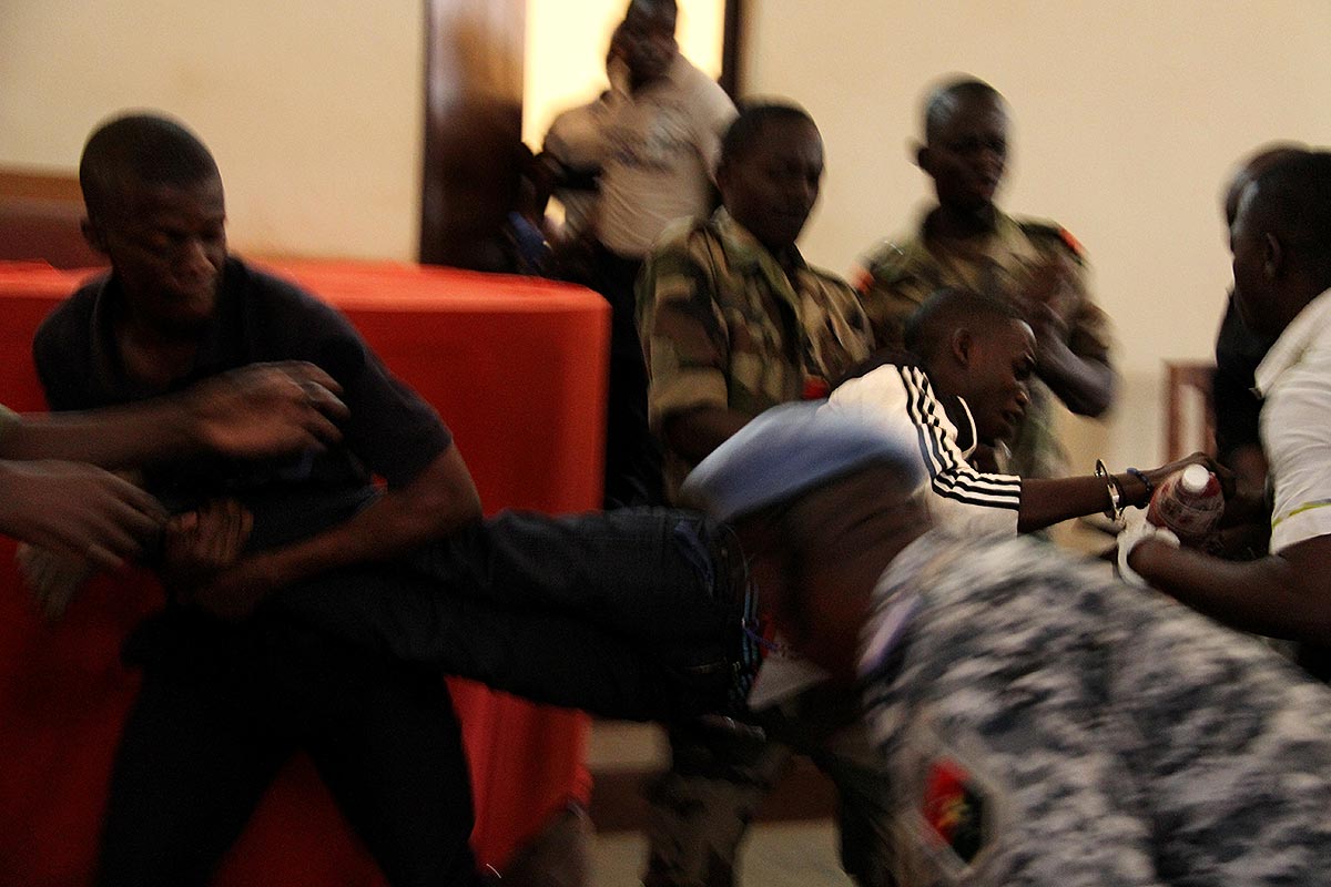 Réactions violentes des détenus suite au verdict dans l'affaire des crimes de Bangassou