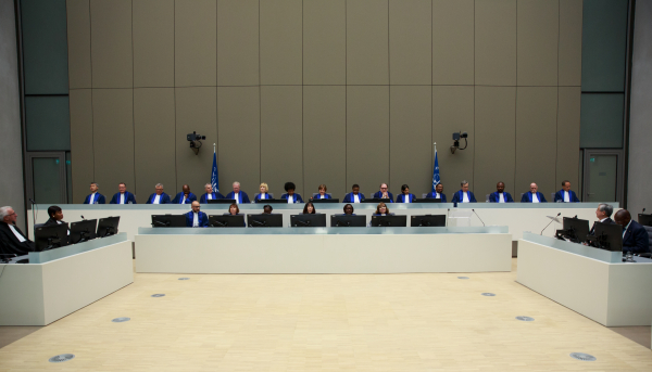 Prestation de serment des six juges récemment élus à la Cour pénale internationale (CPI) le 9 mars 2018