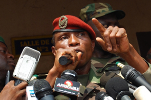 Moussa Dadis Camara, head of the military junta in power at the time of the massacre