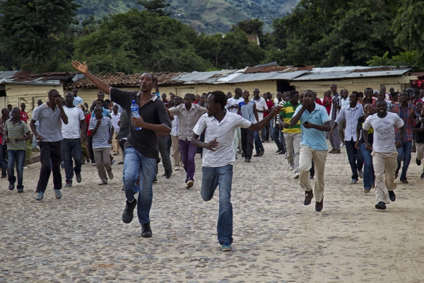 Manifestation le 26 avril 2015 à Bujumbura contre le troisième mandat de Pierre Nkurunziza