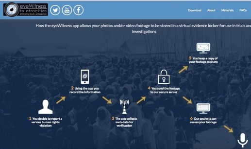 eyeWitness : comment un smartphone peut traquer les crimes de guerre
