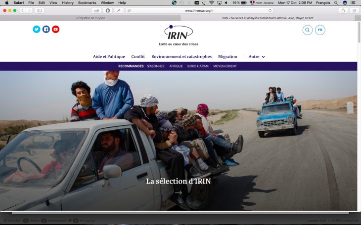 Le nouvel Irin repart à Genève