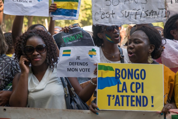 Gabon’s election rivals continue battle before the ICC