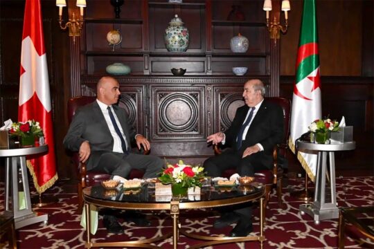 Algeria / Switzerland - Abdelmadjid Tebboune meets Alain Berset in New York