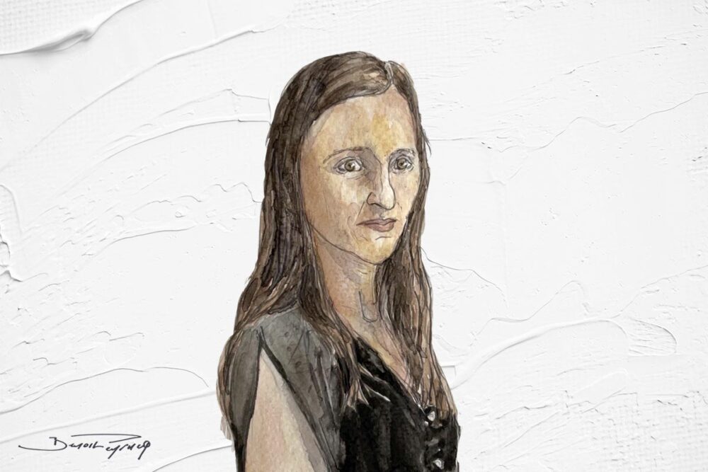 Illustration : © Benoît Peyrucq Alice Banens est Conseillère juridique Afrique pour Amnesty International. Illustration : portrait de Banens de profil.