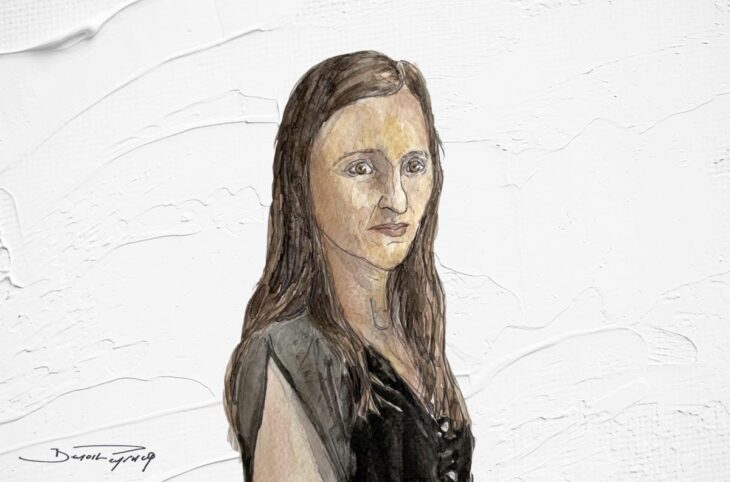 Alice Banens est Conseillère juridique Afrique pour Amnesty International. Illustration : portrait de Banens de profil.