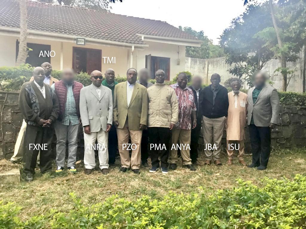 The 8 Rwandans in their safe house of Arusha