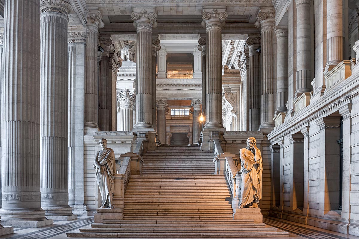 Brussels Courthouse in Belgium.