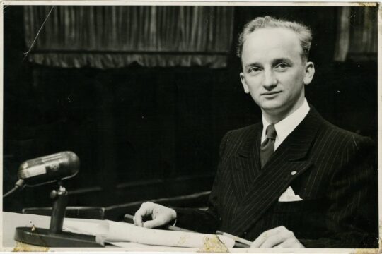 Benjamin Ferencz, young prosecutor at the Nuremberg trial