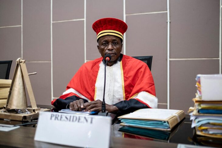 Le juge Aimée-Pascal Delimo (Cour pénale spéciale / CPS) en République Centrafricaine.
