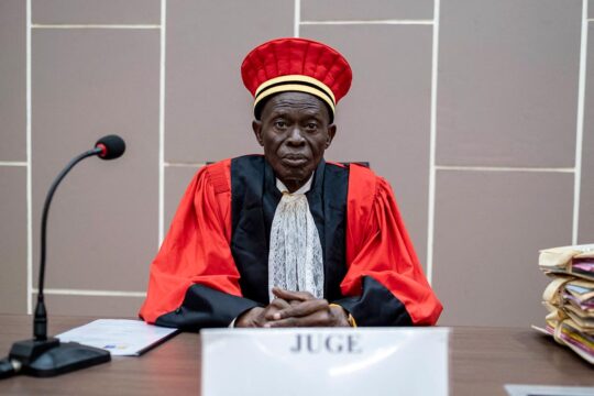 What is the outcome for the Special Criminal Court (SCC) in the Central African Republic? Photo: portrait of SCC judge Émile Ndjapou staring into the camera.