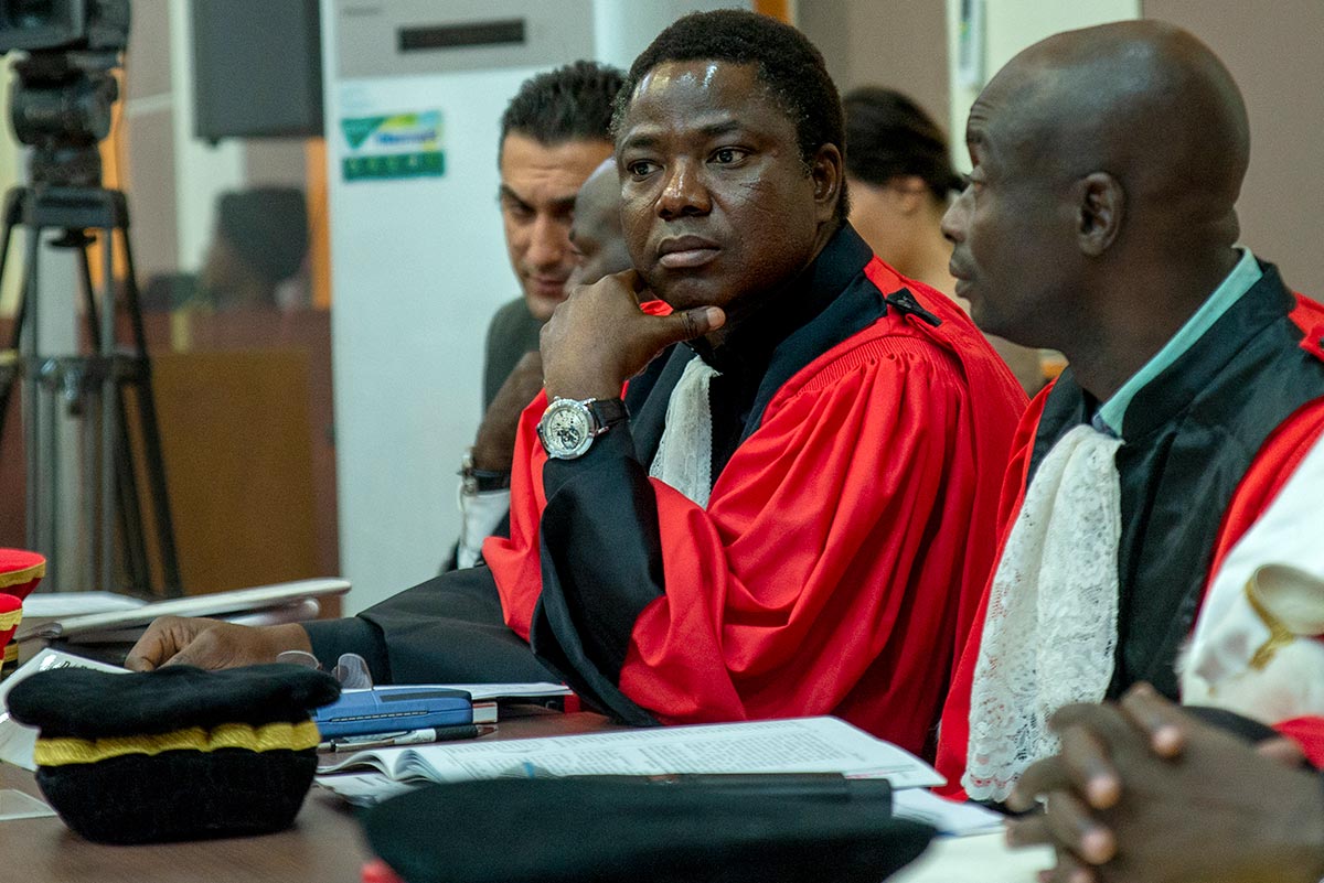 Prosecutors from the Special Criminal Court (SCC) in the Central African Republic.