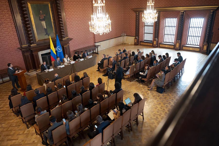 In May 2026, International Criminal Court (ICC) deputy prosecutor Nazhat Shameem Khan visited Colombia and met with both the government and the Special Jurisdiction for Peace (JEP), in charge of prosecuting the most serious crimes in the country.
