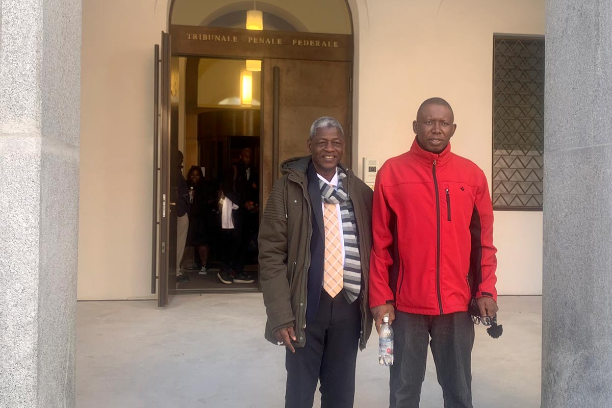 Les journalistes Madi Ceesay et Musa Saidykhan ont témoigné au procès d'Ousman Sonko en Suisse