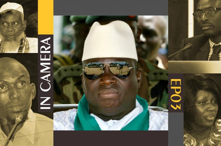 Yahya Jammeh et des témoins de la commission vérité en Gambie