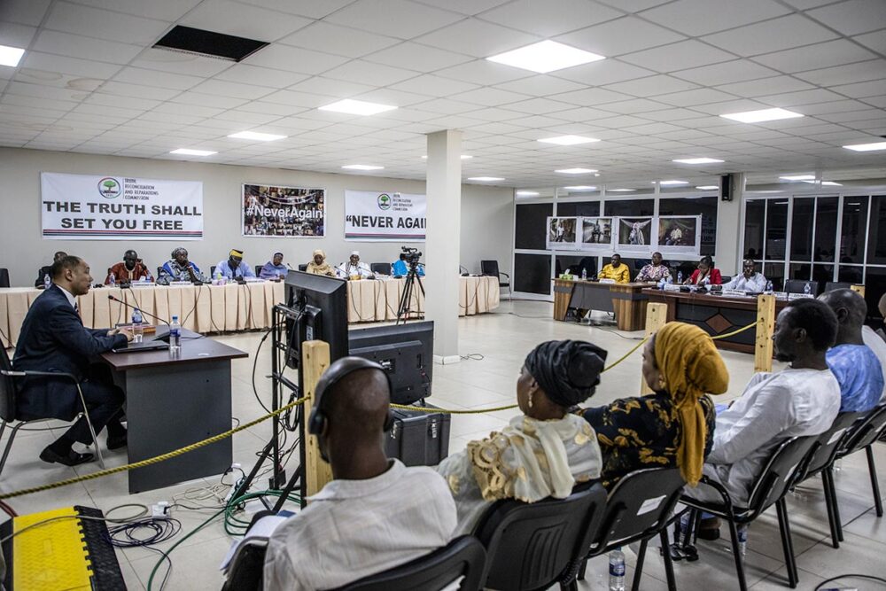 Hearing before the Truth and Reconciliation Commission of The Gambia (TRRC)