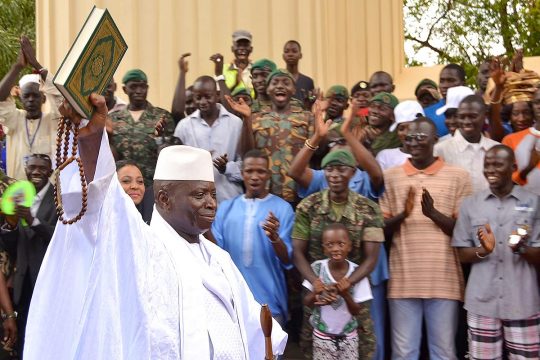 Yahyah Jammeh le 22 juillet 2016 (Gambie)