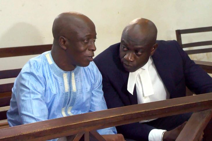 Yankuba Touray (with his lawyer in the picture) sentenced to death in Gambia