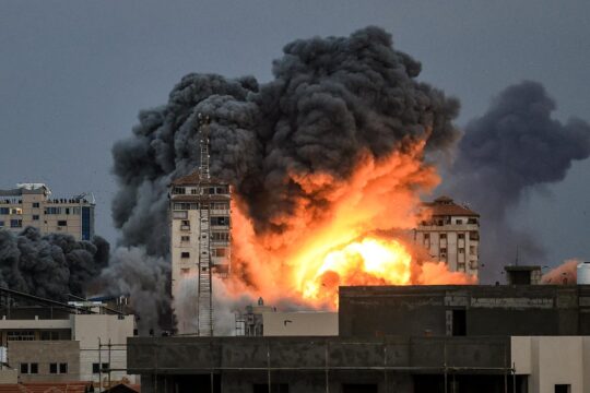 Air strike on Gaza