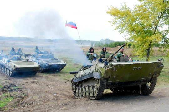 Russian soldiers in Georgia