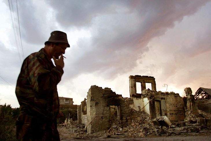 Décombre de guerre à Tskhinvali (Ossétie du Sud / Géorgie)