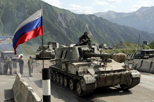 Russian tanks in Georgia