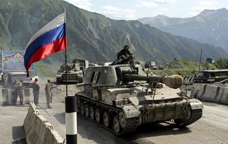 Russian tanks in Georgia