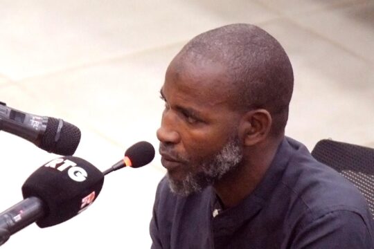 Thierno Mamadou Diallo, witness to the 2009 stadium massacre in Guinea.