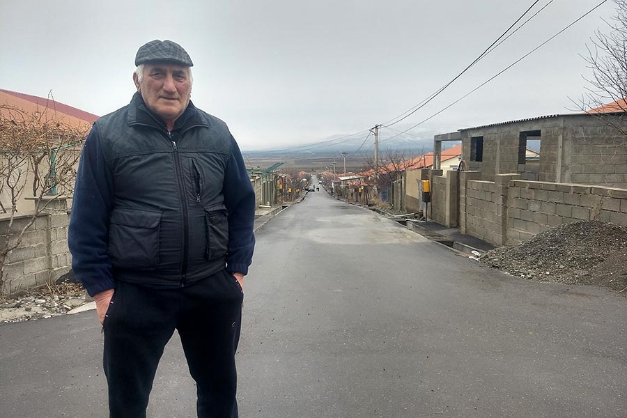 Levan, Géorgien vivant dans le camp de Shavshvebi