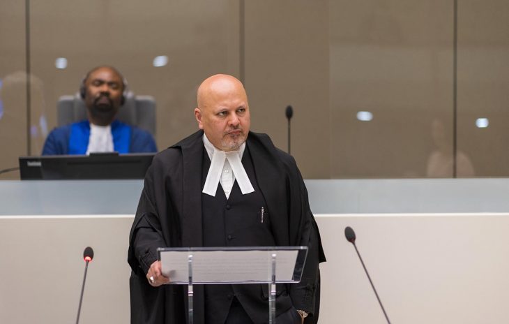 Karim Khan at the Internaitonal Criminal Court (The Hague)