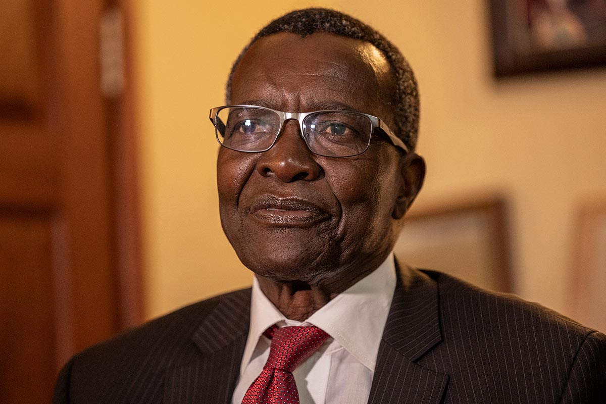 The former Chief Justice of the Supreme Court of Kenya, David Maraga.