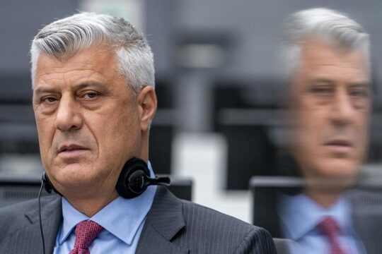 Thaçi trial in The Hague: the former president of Kosovo is on trial for war crimes and crimes against humanity.