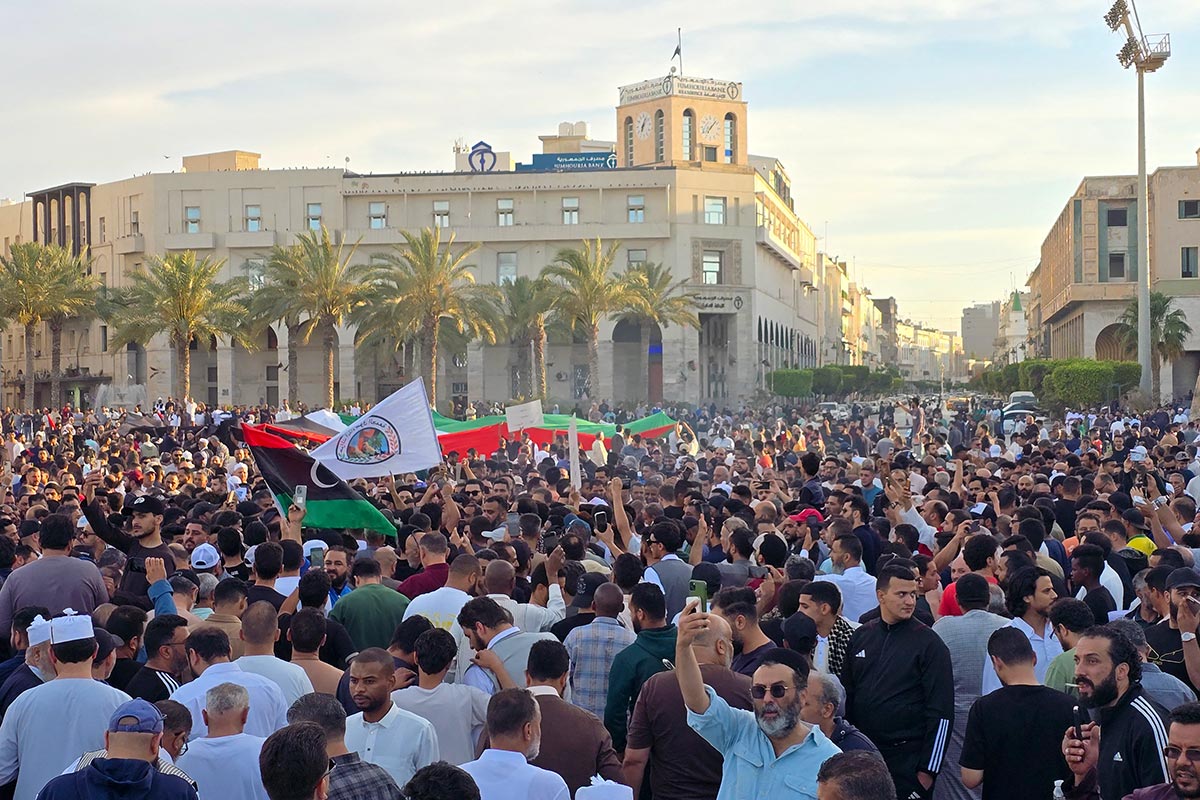 Demonstration in Tripoli (Libya)