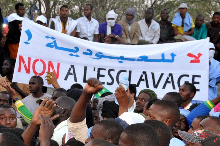 Demonstration in Mauritania to demand the end of slavery