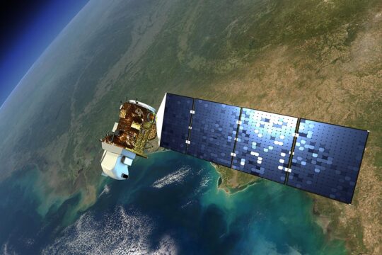 Dans le procès Lundin en Suède, des images provenant de satellites pourraient servir de preuves pour inculper les dirigeants de la société pétrolière accusés d'être impliqués dans des crimes de guerre commis au Soudan. Photo : un satellite Landsat (Nasa) qui observe la Terre, vu de l'espace.