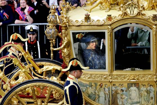 Queen Beatrix parades in the Golden Carriage (Netherlands)