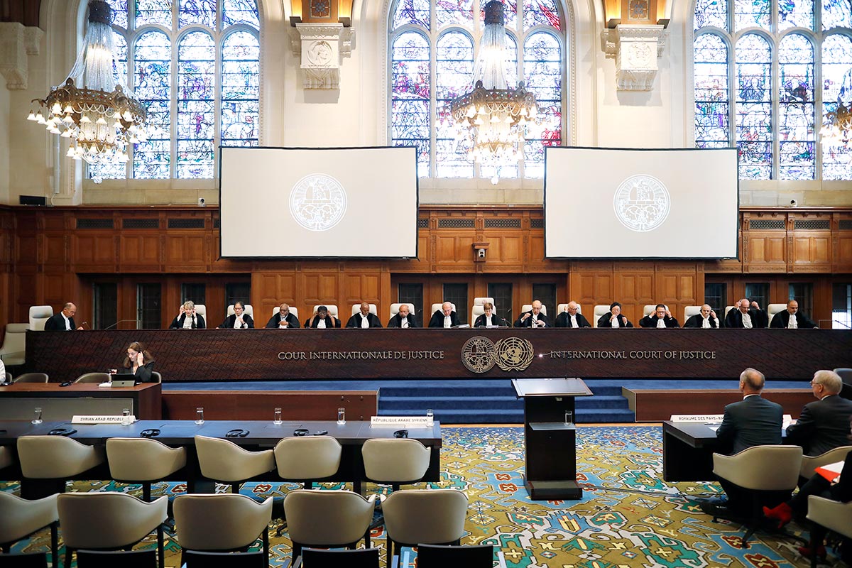 Syria absent from ICJ hearings