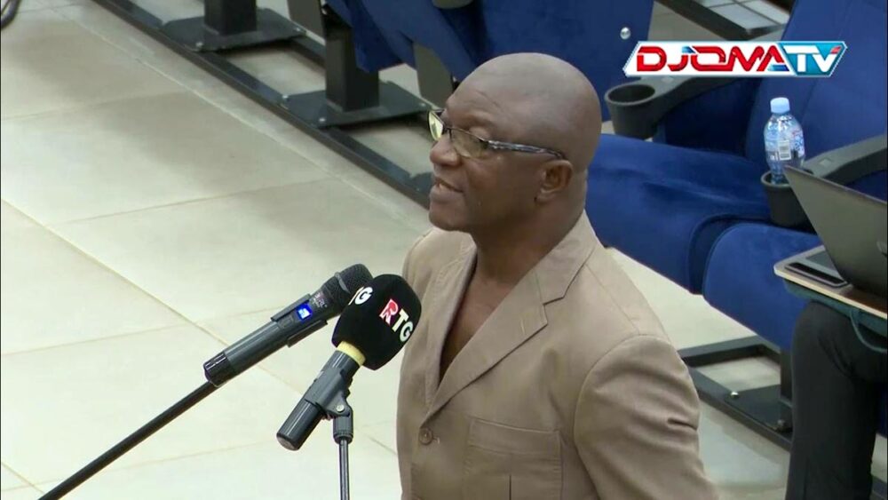 Oumar Sanoh, témoin au procès de Conakry (Guinée), est un ancien chef d’état-major général des forces armées guinéennes.