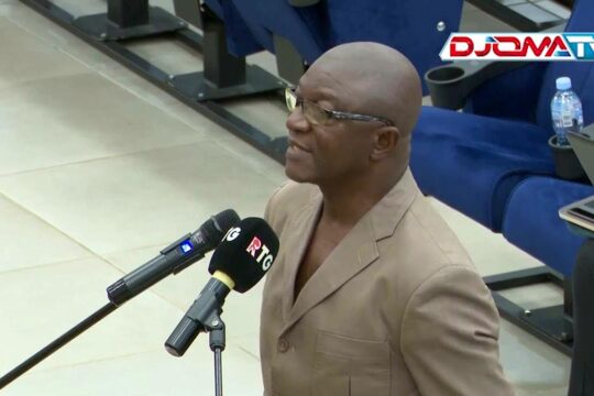 Oumar Sanoh, a witness at the trial in Conakry (Guinea), is a former Chief of General Staff of the Guinean armed forces.