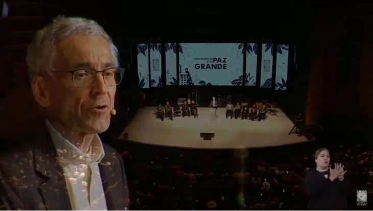 Father Francisco de Roux reads the report in Bogota.