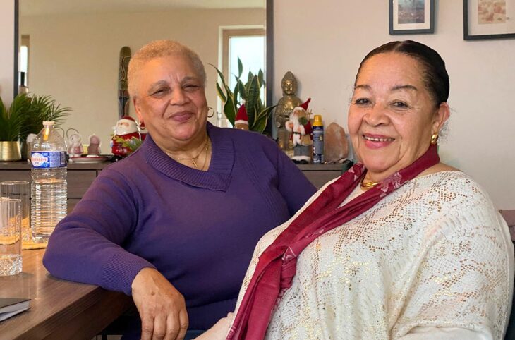 Deux femmes métisses reconnues victimes de crimes contre l'humanité commis par l'Etat belge au Congo.