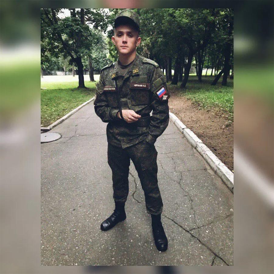 Russian soldier Klim Kerzhayev