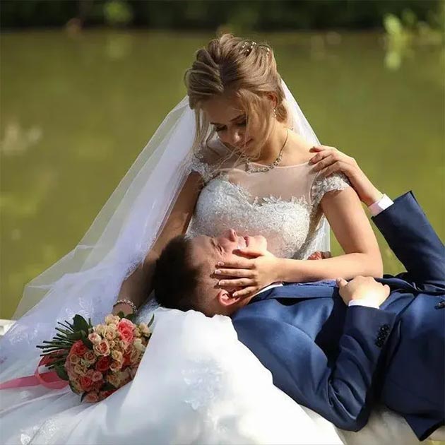 Anastasia and Klim Kerzhayev's wedding
