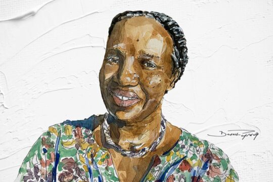 Portrait d'Assumpta Mugiraneza, Cofondatrice et directrice du Centre IRIBA pour le patrimoine multimédia (Kigali, Rwanda).