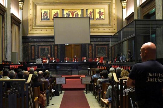 Pierre Basabosé - His trial for genocide (in Rwanda) is taking place in Belgium at the Brussels Assize Court.