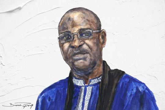 Portrait dessiné de Massamba Gueye