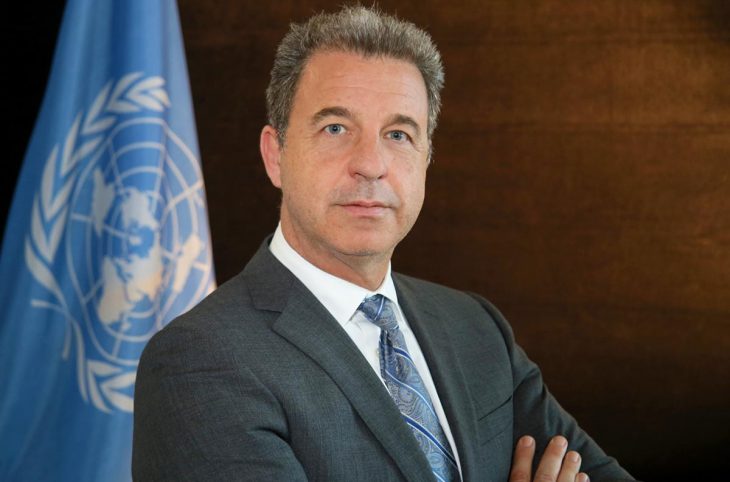 Serge Brammertz pose pour l'ONU