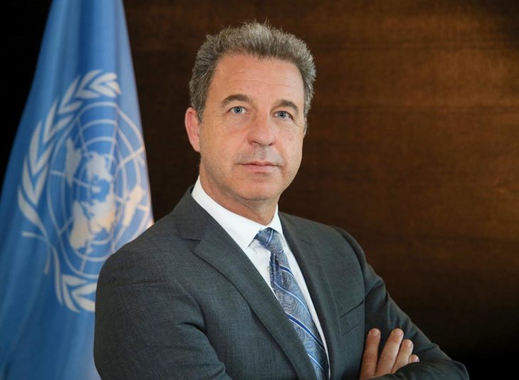 Serge Brammertz pose pour l'ONU